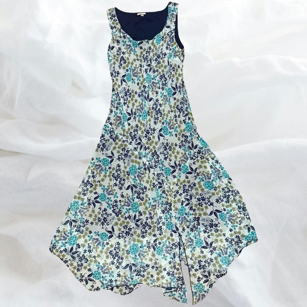 Fairy Hem Floral Dress Sz 8 Whimsy Festival 2000s Asymmetrical Garden
